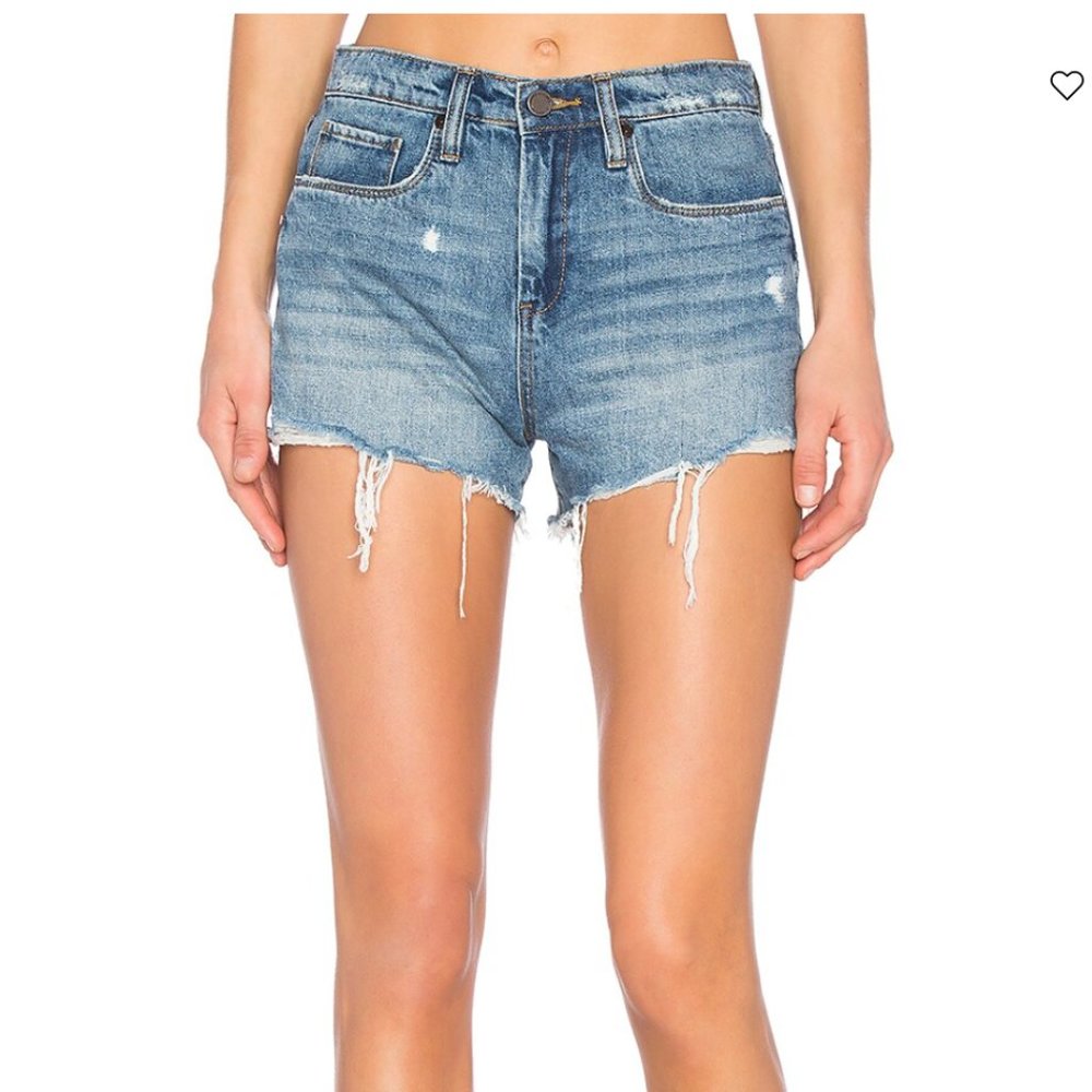 Blank NYC distressed denim shorts